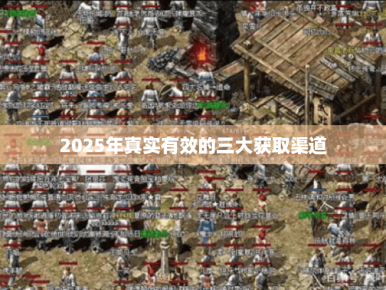 2025年真实有效的三大获取渠道 2025年真实有效的三大获取渠道