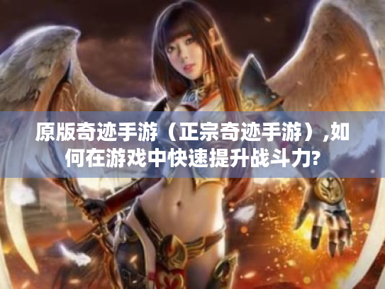 原版奇迹手游(正宗奇迹手游),如何在游戏中快速提升战斗力? 原版奇迹手游(正宗奇迹手游),如何在游戏中快速提升战斗力?