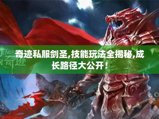 奇迹私服剑圣,技能玩法全揭秘,成长路径大公开! 奇迹私服剑圣,技能玩法全揭秘,成长路径大公开!