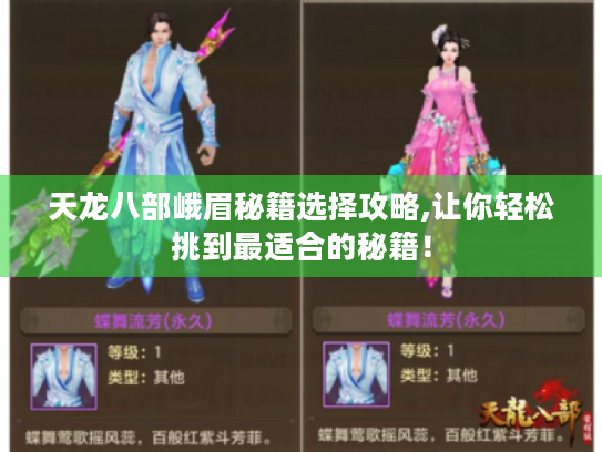 天龙八部峨眉秘籍选择攻略,让你轻松挑到最适合的秘籍! 天龙八部峨眉秘籍选择攻略,让你轻松挑到最适合的秘籍!
