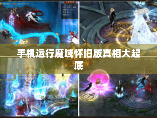 手机运行魔域怀旧版真相大起底 手机运行魔域怀旧版真相大起底