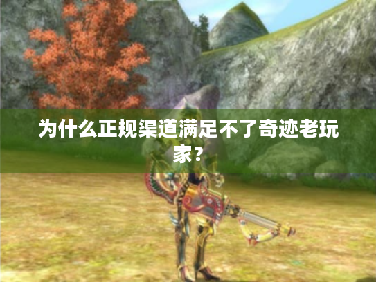 为什么正规渠道满足不了奇迹老玩家? 为什么正规渠道满足不了奇迹老玩家?