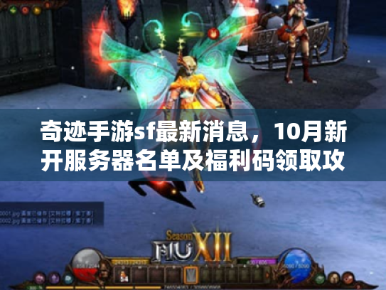 奇迹手游sf最新消息,10月新开服务器名单及福利码领取攻略 奇迹手游sf最新消息,10月新开服务器名单及福利码领取攻略