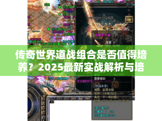 传奇世界道战组合是否值得培养？2025最新实战解析与培养攻略
