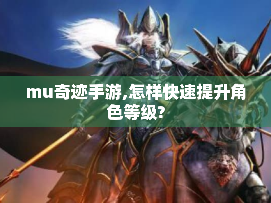 mu奇迹手游,怎样快速提升角色等级? mu奇迹手游,怎样快速提升角色等级?