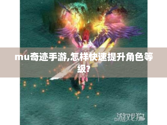 mu奇迹手游,怎样快速提升角色等级? mu奇迹手游,怎样快速提升角色等级?
