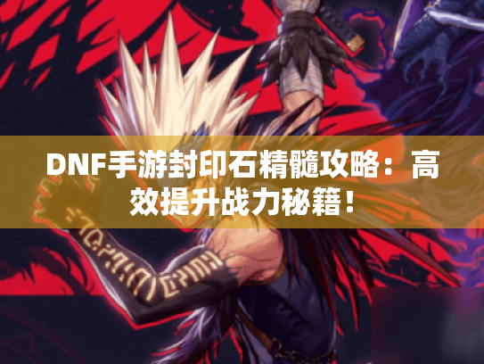 DNF手游封印石精髓攻略:高效提升战力秘籍! DNF手游封印石精髓攻略:高效提升战力秘籍!