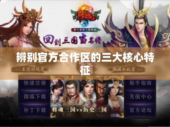 辨别官方合作区的三大核心特征