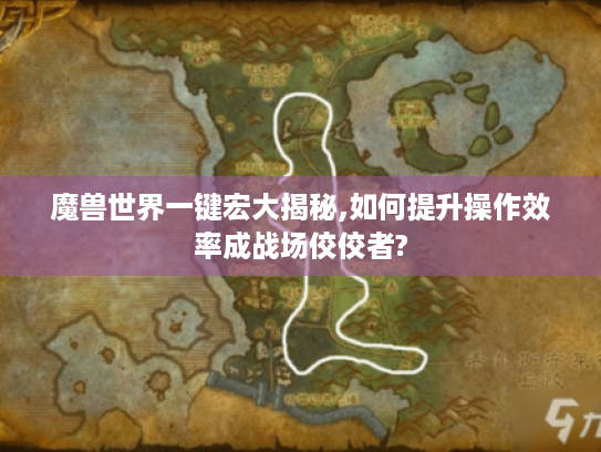 魔兽世界一键宏大揭秘,如何提升操作效率成战场佼佼者? 魔兽世界一键宏大揭秘,如何提升操作效率成战场佼佼者?