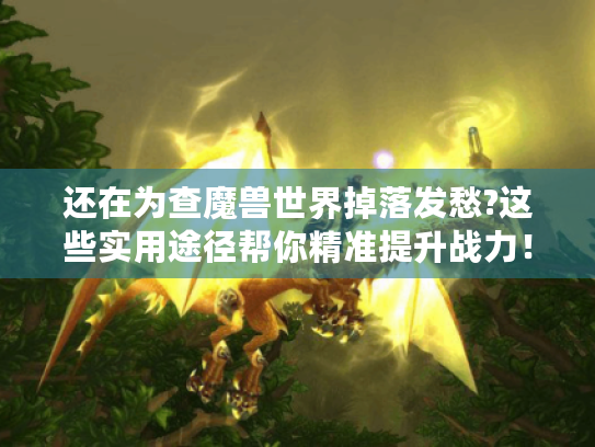 还在为查魔兽世界掉落发愁?这些实用途径帮你精准提升战力! 还在为查魔兽世界掉落发愁?这些实用途径帮你精准提升战力!