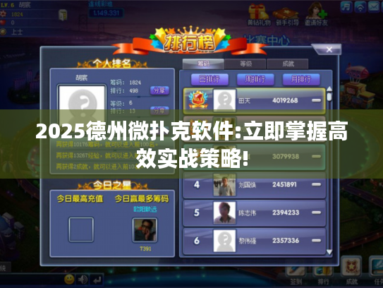2025德州微扑克软件:立即掌握高效实战策略! 2025德州微扑克软件:立即掌握高效实战策略!