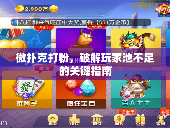 微扑克打粉,破解玩家池不足的关键指南 微扑克打粉,破解玩家池不足的关键指南
