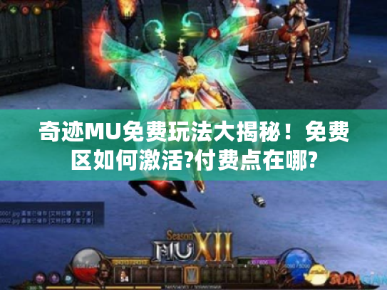 奇迹MU免费玩法大揭秘!免费区如何激活?付费点在哪? 奇迹MU免费玩法大揭秘!免费区如何激活?付费点在哪?