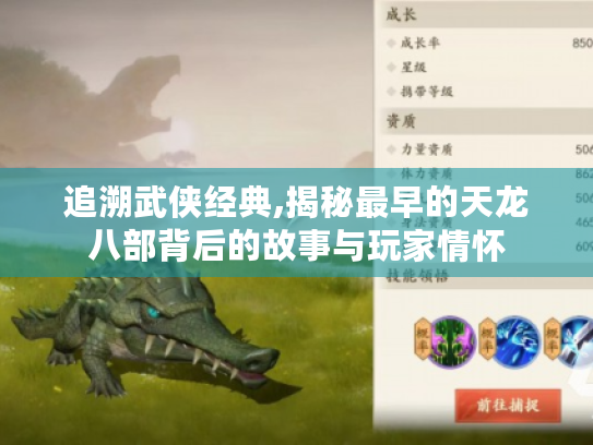 追溯武侠经典,揭秘最早的天龙八部背后的故事与玩家情怀