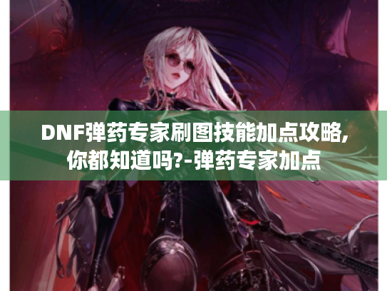 DNF弹药专家刷图技能加点攻略,你都知道吗?-弹药专家加点