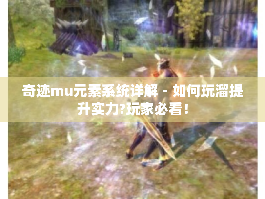 奇迹mu元素系统详解 - 如何玩溜提升实力?玩家必看! 奇迹mu元素系统详解 - 如何玩溜提升实力?玩家必看!