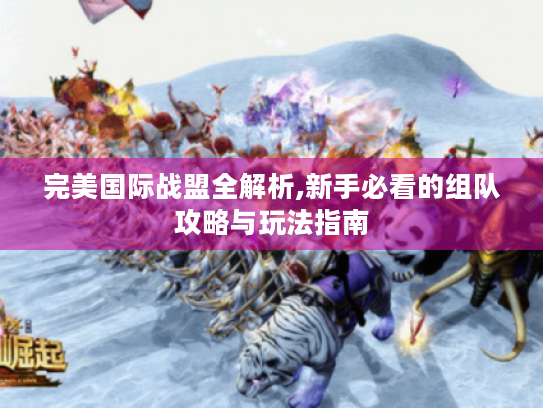 完美国际战盟全解析,新手必看的组队攻略与玩法指南 完美国际战盟全解析,新手必看的组队攻略与玩法指南