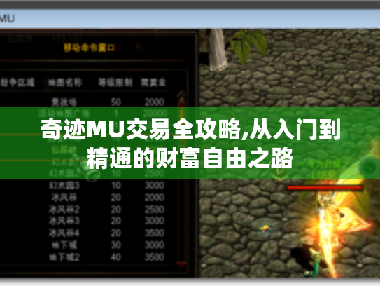 奇迹MU交易全攻略,从入门到精通的财富自由之路 奇迹MU交易全攻略,从入门到精通的财富自由之路