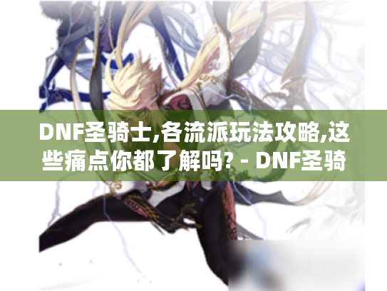 DNF圣骑士,各流派玩法攻略,这些痛点你都了解吗? - DNF圣骑士 DNF圣骑士,各流派玩法攻略,这些痛点你都了解吗? - DNF圣骑士