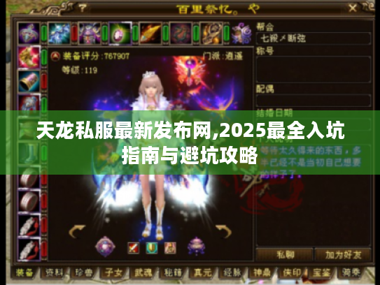 天龙私服最新发布网,2025最全入坑指南与避坑攻略