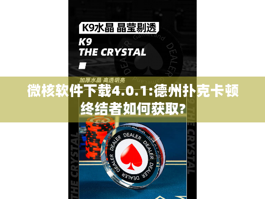微核软件下载4.0.1:德州扑克卡顿终结者如何获取?