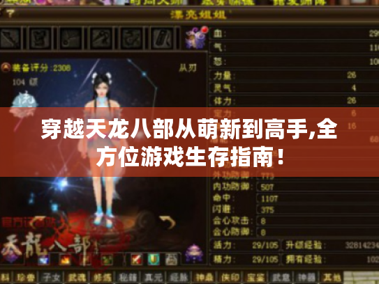 穿越天龙八部从萌新到高手,全方位游戏生存指南! 穿越天龙八部从萌新到高手,全方位游戏生存指南!