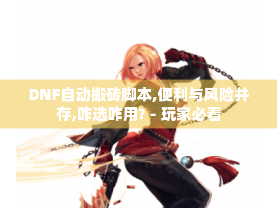 DNF自动搬砖脚本,便利与风险并存,咋选咋用? - 玩家必看 DNF自动搬砖脚本,便利与风险并存,咋选咋用? - 玩家必看