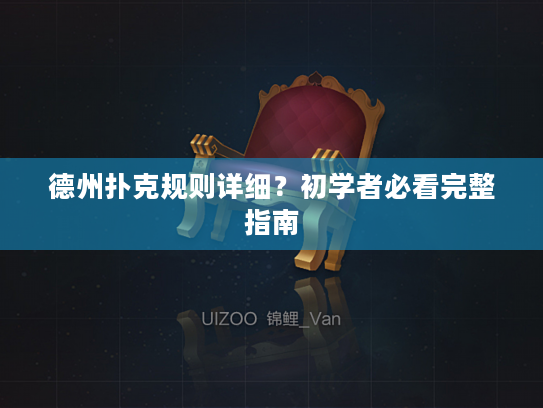 德州扑克规则详细?初学者必看完整指南 德州扑克规则详细?初学者必看完整指南