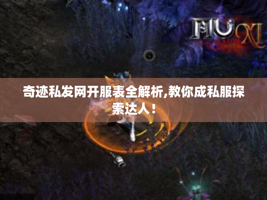 奇迹私发网开服表全解析,教你成私服探索达人! 奇迹私发网开服表全解析,教你成私服探索达人!