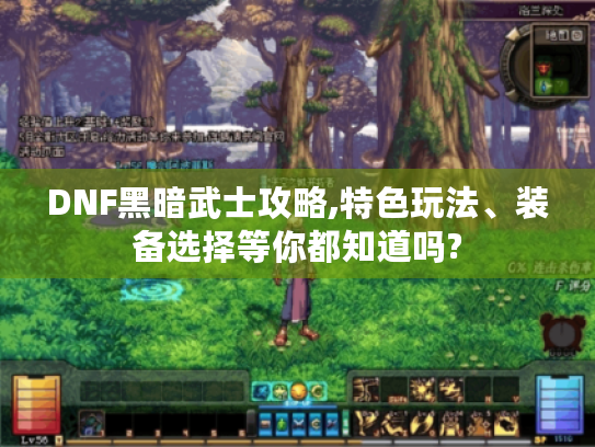 DNF黑暗武士攻略,特色玩法、装备选择等你都知道吗? DNF黑暗武士攻略,特色玩法、装备选择等你都知道吗?
