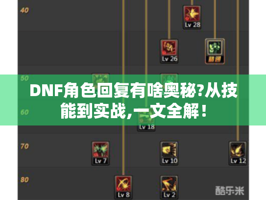 DNF角色回复有啥奥秘?从技能到实战,一文全解! DNF角色回复有啥奥秘?从技能到实战,一文全解!
