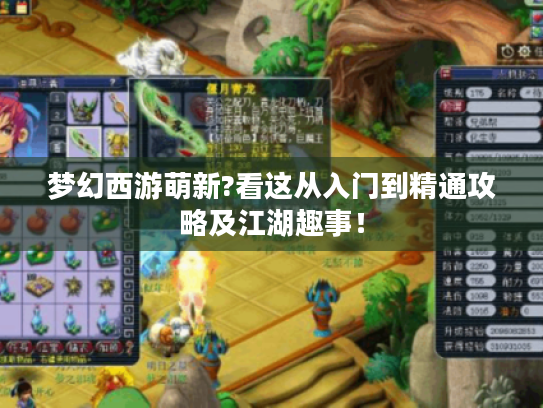 梦幻西游萌新?看这从入门到精通攻略及江湖趣事! 梦幻西游萌新?看这从入门到精通攻略及江湖趣事!