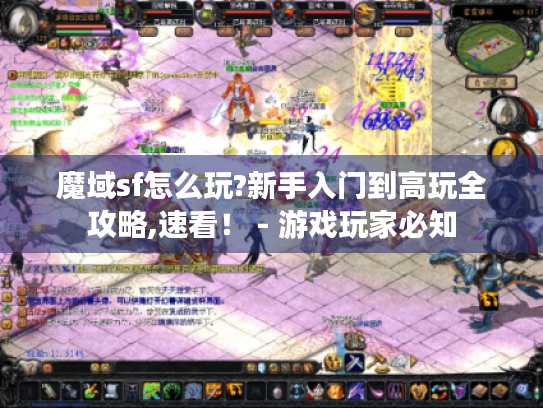 魔域sf怎么玩?新手入门到高玩全攻略,速看！ - 游戏玩家必知