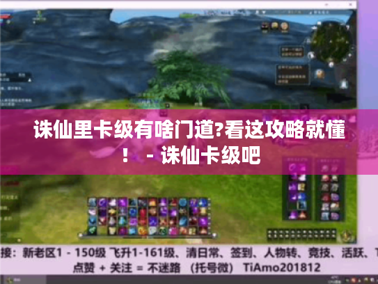 诛仙里卡级有啥门道?看这攻略就懂! - 诛仙卡级吧 诛仙里卡级有啥门道?看这攻略就懂! - 诛仙卡级吧