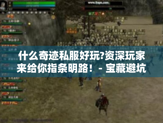 什么奇迹私服好玩?资深玩家来给你指条明路！- 宝藏避坑全知道