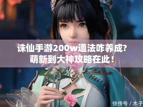 诛仙手游200w道法咋养成?萌新到大神攻略在此! 诛仙手游200w道法咋养成?萌新到大神攻略在此!