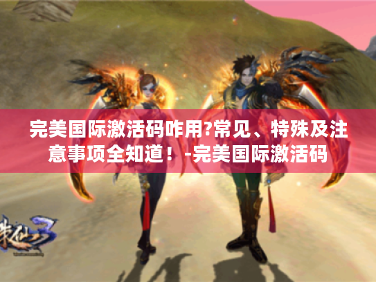 完美国际激活码咋用?常见、特殊及注意事项全知道!-完美国际激活码 完美国际激活码咋用?常见、特殊及注意事项全知道!-完美国际激活码