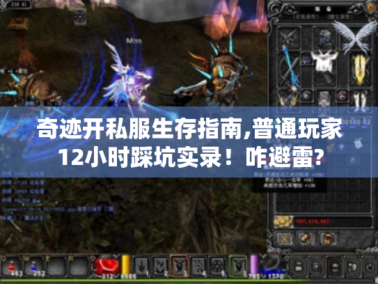 奇迹开私服生存指南,普通玩家12小时踩坑实录!咋避雷? 奇迹开私服生存指南,普通玩家12小时踩坑实录!咋避雷?