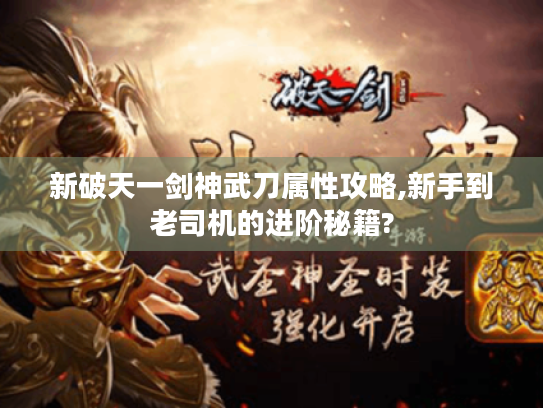 新破天一剑神武刀属性攻略,新手到老司机的进阶秘籍?