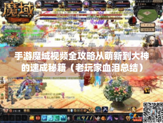 手游魔域视频全攻略从萌新到大神的速成秘籍(老玩家血泪总结) 手游魔域视频全攻略从萌新到大神的速成秘籍(老玩家血泪总结)