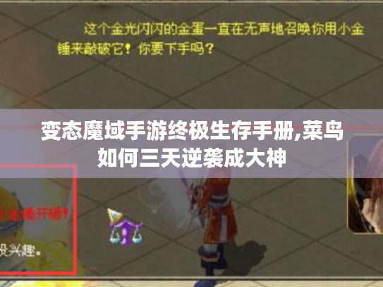 变态魔域手游终极生存手册,菜鸟如何三天逆袭成大神 变态魔域手游终极生存手册,菜鸟如何三天逆袭成大神