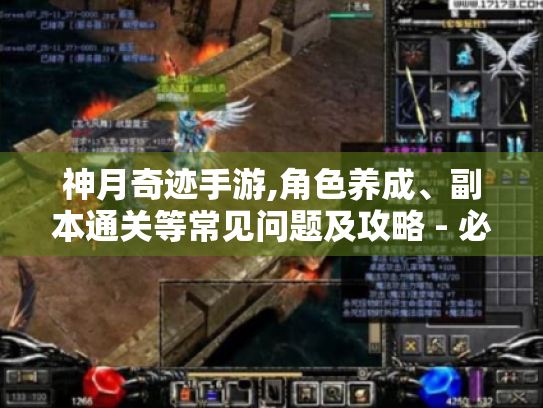 神月奇迹手游,角色养成、副本通关等常见问题及攻略 - 必看! 神月奇迹手游,角色养成、副本通关等常见问题及攻略 - 必看!
