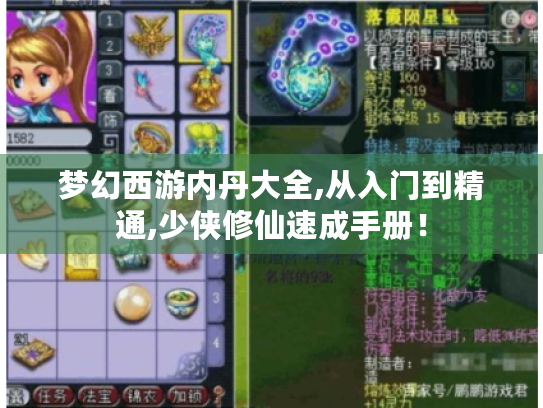 梦幻西游内丹大全,从入门到精通,少侠修仙速成手册! 梦幻西游内丹大全,从入门到精通,少侠修仙速成手册!