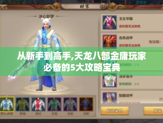 从新手到高手,天龙八部金庸玩家必备的5大攻略宝典 从新手到高手,天龙八部金庸玩家必备的5大攻略宝典