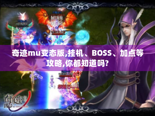 奇迹mu变态版,挂机、BOSS、加点等攻略,你都知道吗? 奇迹mu变态版,挂机、BOSS、加点等攻略,你都知道吗?