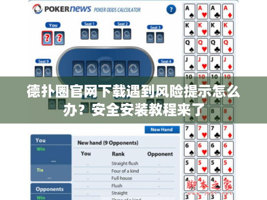 德扑圈官网下载遇到风险提示怎么办?安全安装教程来了 德扑圈官网下载遇到风险提示怎么办?安全安装教程来了