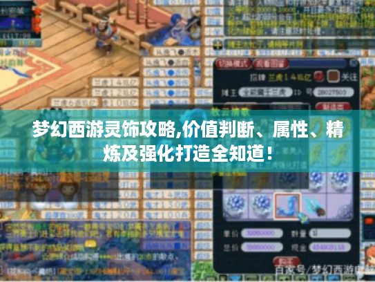 梦幻西游灵饰攻略,价值判断、属性、精炼及强化打造全知道! 梦幻西游灵饰攻略,价值判断、属性、精炼及强化打造全知道!