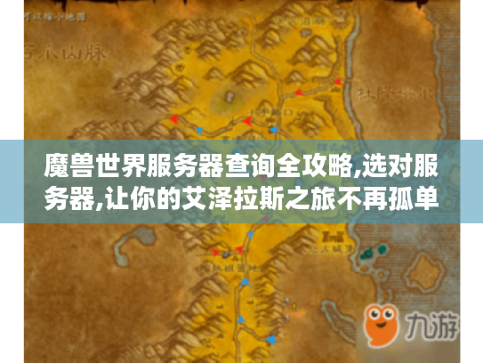 魔兽世界服务器查询全攻略,选对服务器,让你的艾泽拉斯之旅不再孤单 魔兽世界服务器查询全攻略,选对服务器,让你的艾泽拉斯之旅不再孤单