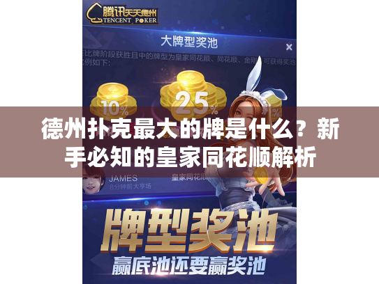德州扑克最大的牌是什么?新手必知的皇家同花顺解析 德州扑克最大的牌是什么?新手必知的皇家同花顺解析