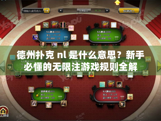 德州扑克 nl 是什么意思?新手必懂的无限注游戏规则全解 德州扑克 nl 是什么意思?新手必懂的无限注游戏规则全解